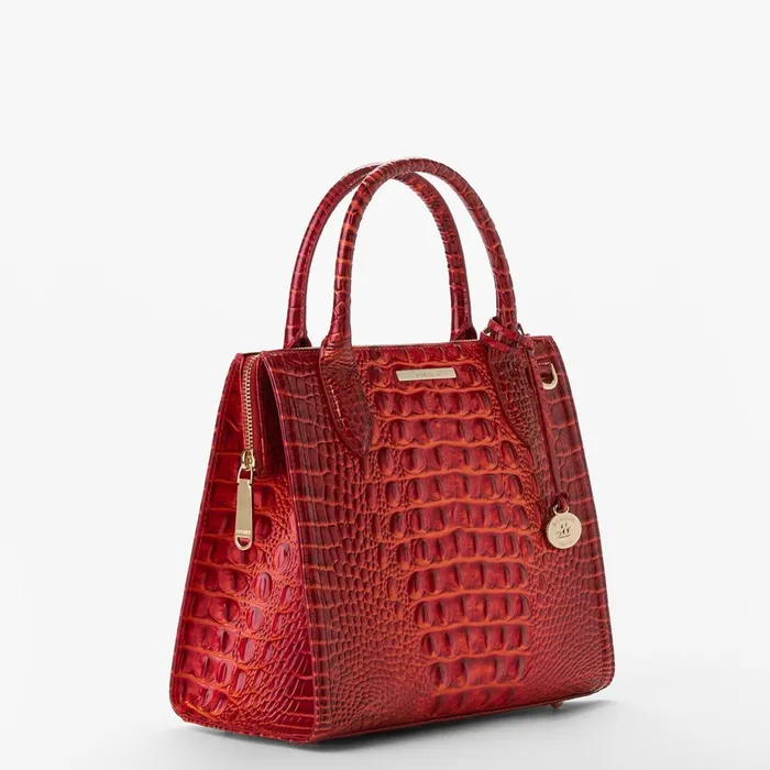 Brahmin Satchels Small Caroline Radiant Red 8211 Women