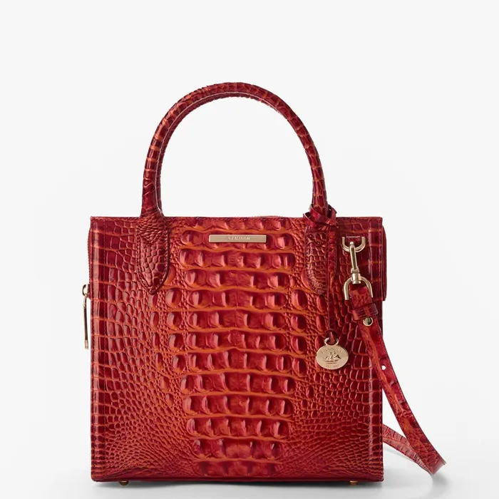 Brahmin Satchels Small Caroline Radiant Red 8211 Women