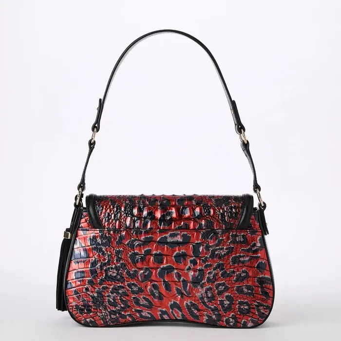 Brahmin Shoulder Bags Nerida Red Leopardess 8211 Women