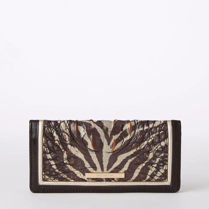 Brahmin Wallets and Wristlets Ady Wallet Coffee Bengal 8211 Women