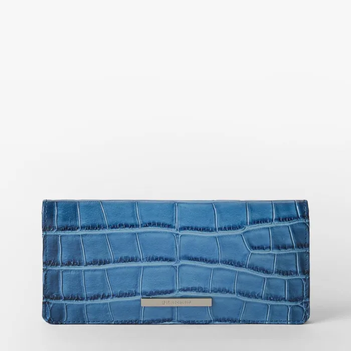 Brahmin Wallets and Wristlets Ady Wallet Heavenly Blue Lumeria 8211 Women