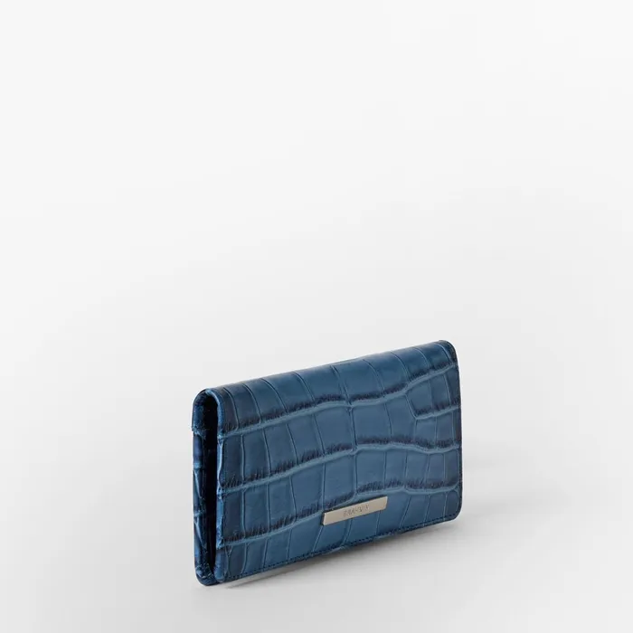 Brahmin Wallets and Wristlets Ady Wallet Heavenly Blue Lumeria 8211 Women