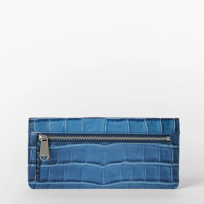 Brahmin Wallets and Wristlets Ady Wallet Heavenly Blue Lumeria 8211 Women