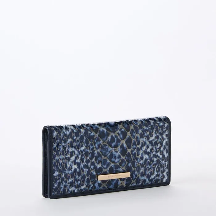 Brahmin Wallets and Wristlets Ady Wallet Navy Meadowport 8211 Women Brahmin Wallets and Wristlets Ady Wallet Navy Meadowport 8211 Women