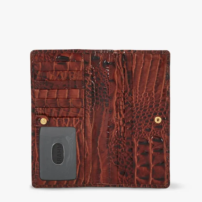 Brahmin Wallets and Wristlets Ady Wallet Pecan Melbourne 8211 Women Brahmin Wallets and Wristlets Ady Wallet Pecan Melbourne 8211 Women