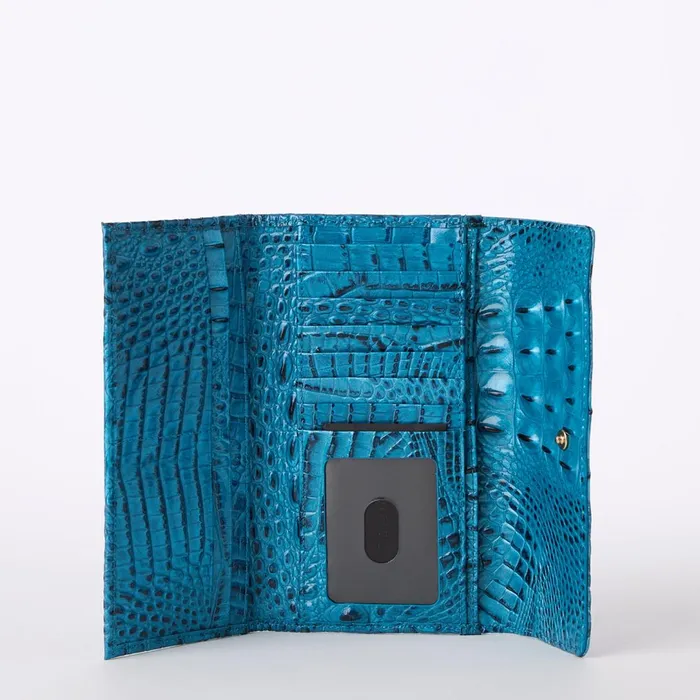 Brahmin Wallets and Wristlets Cordelia Wallet Vibrant Azure 8211 Women Brahmin Wallets and Wristlets Cordelia Wallet Vibrant Azure 8211 Women
