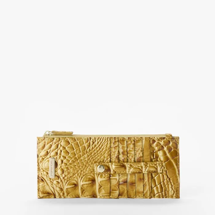 Brahmin Wallets and Wristlets Credit Card Wallet Golden Rod Ombre 8211 Women