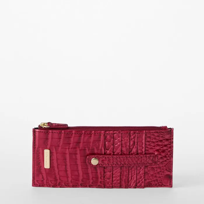 Brahmin Wallets and Wristlets Credit Card Wallet Merlot Ombre 8211 Women