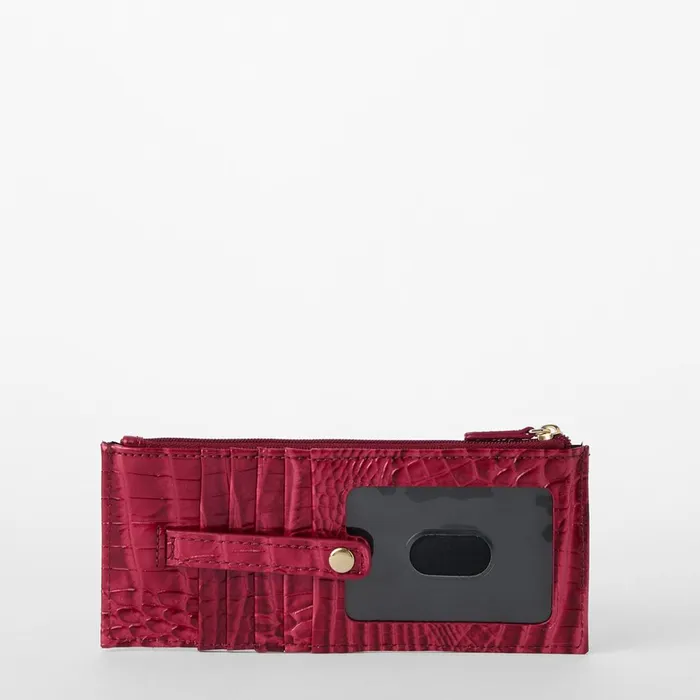 Brahmin Wallets and Wristlets Credit Card Wallet Merlot Ombre 8211 Women Brahmin Wallets and Wristlets Credit Card Wallet Merlot Ombre 8211 Women