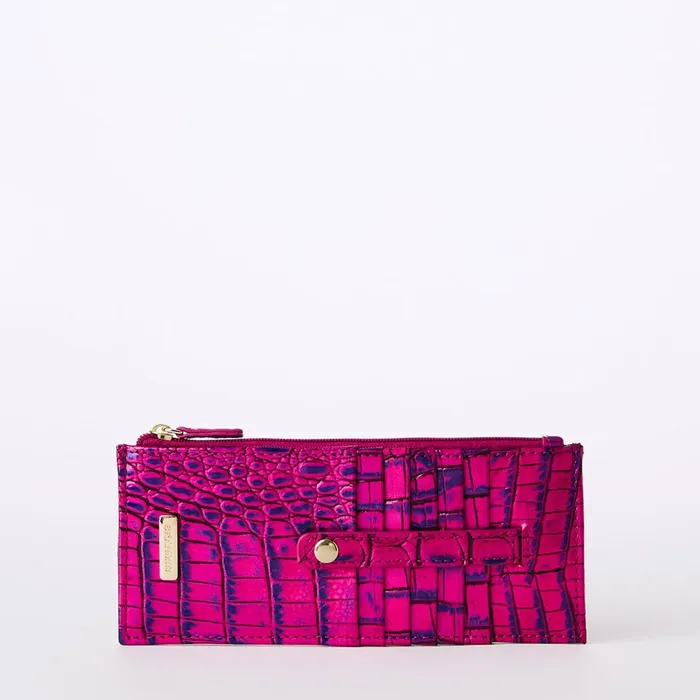 Brahmin Wallets and Wristlets Credit Card Wallet Voltage Violet 8211 Women