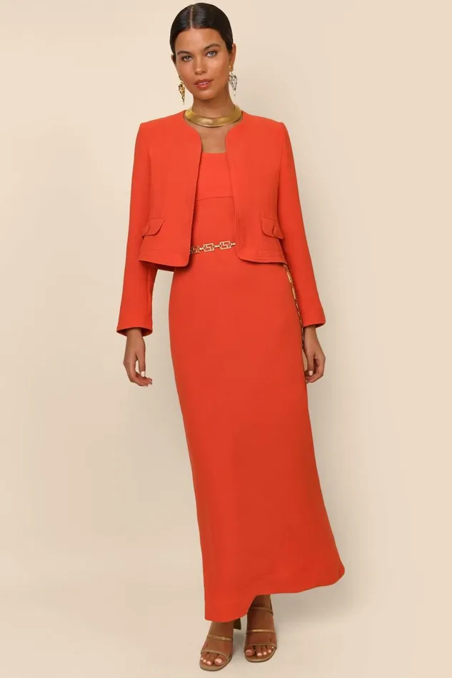 Brennan Red Women RIXO Dresses