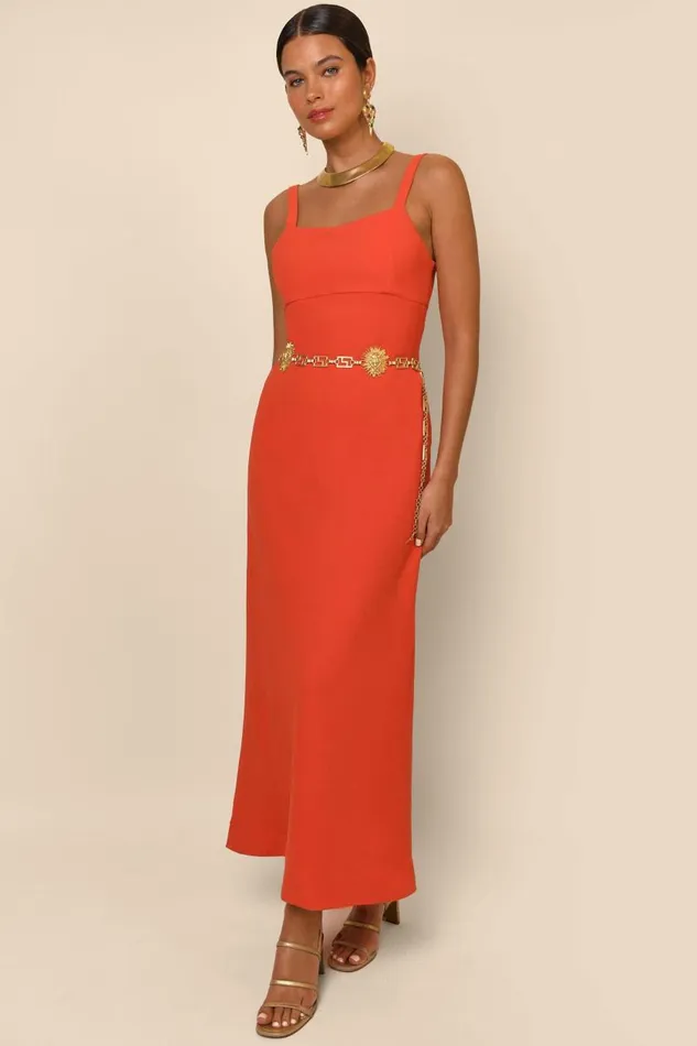 Brennan Red Women RIXO Dresses