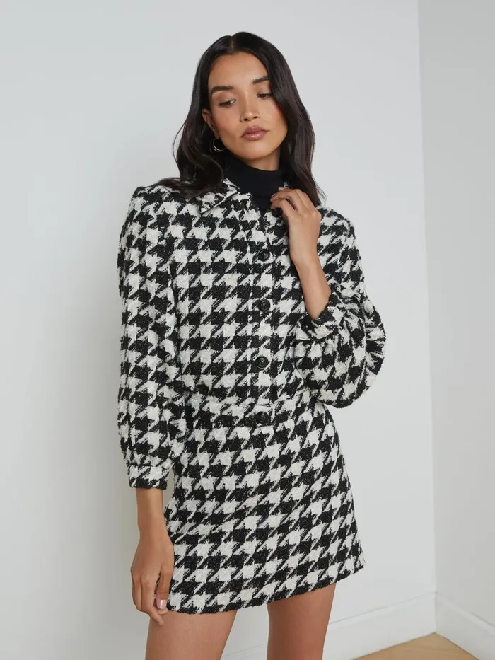 Bridges Houndstooth Jacket Ecrublackgold Houndstooth Women L039Agence Matching Sets Bridges Houndstooth Jacket Ecrublackgold Houndstooth Women L039Agence Matching Sets