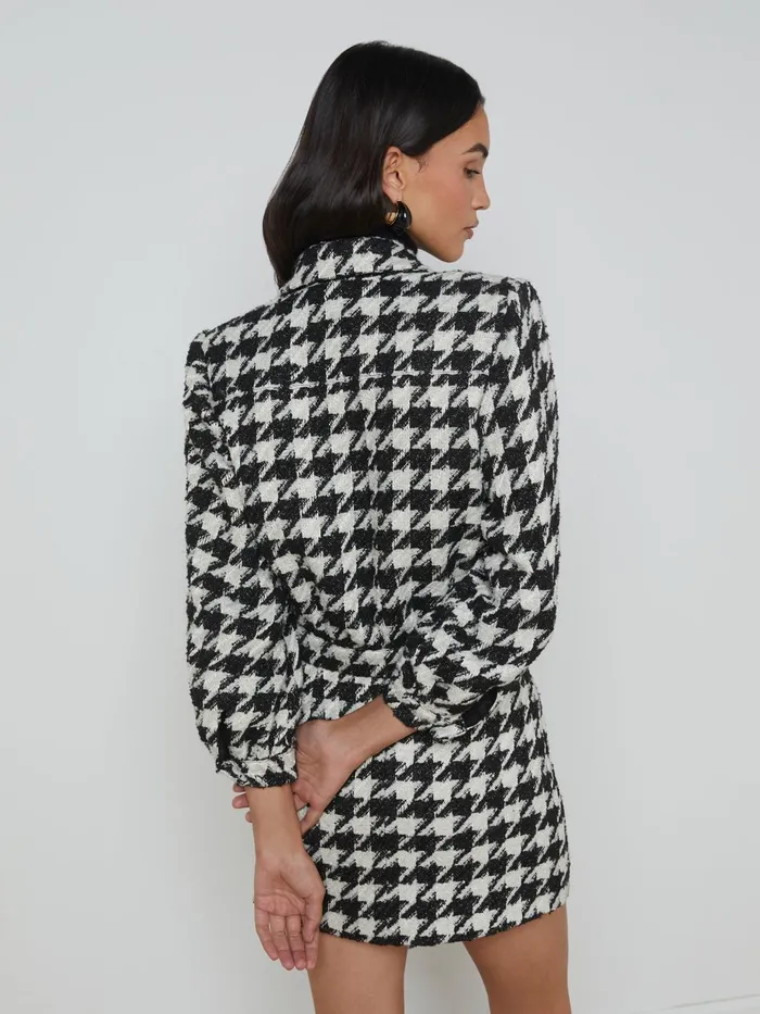 Bridges Houndstooth Jacket Ecrublackgold Houndstooth Women L039Agence Matching Sets Bridges Houndstooth Jacket Ecrublackgold Houndstooth Women L039Agence Matching Sets
