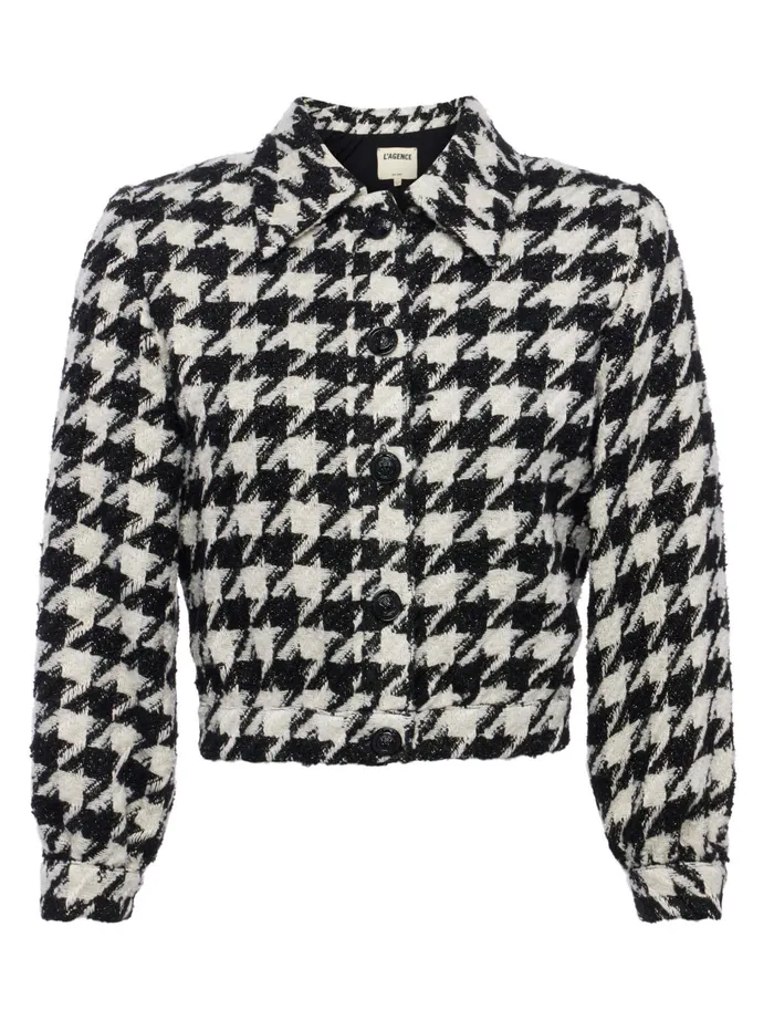 Bridges Houndstooth Jacket Ecrublackgold Houndstooth Women L039Agence Matching Sets Bridges Houndstooth Jacket Ecrublackgold Houndstooth Women L039Agence Matching Sets