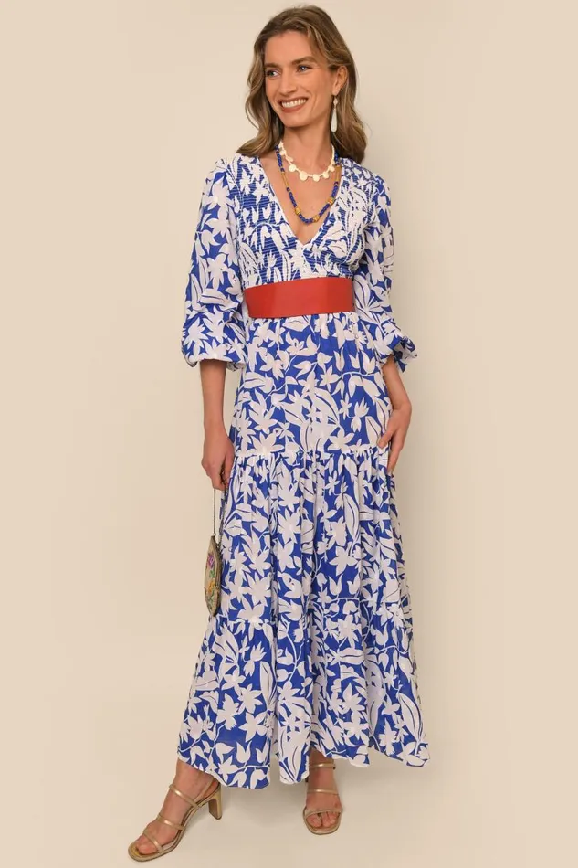 Brooke Cut Out Palm Violet Women RIXO Dresses