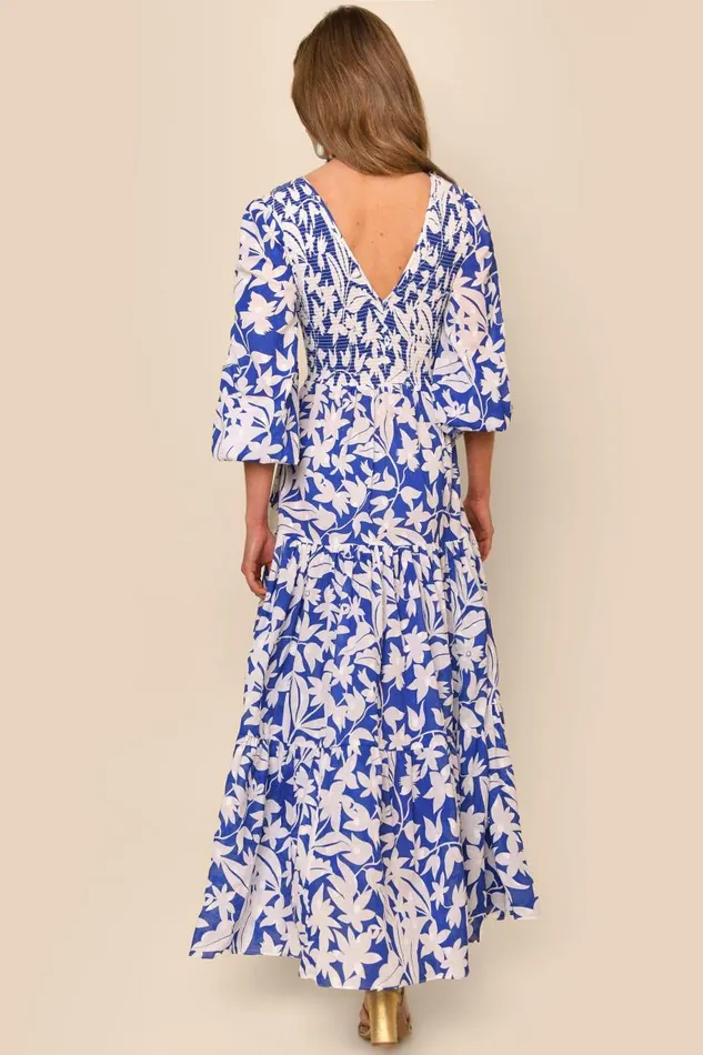 Brooke Cut Out Palm Violet Women RIXO Dresses