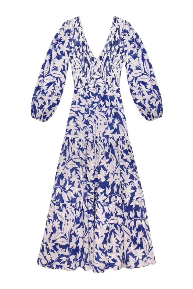 Brooke Cut Out Palm Violet Women RIXO Dresses