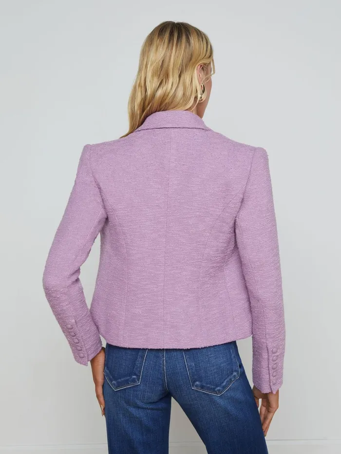 Brooke OpenFront Blazer Wisteriafrench Paisley Women L039Agence Blazers and Jackets Brooke OpenFront Blazer Wisteriafrench Paisley Women L039Agence Blazers and Jackets