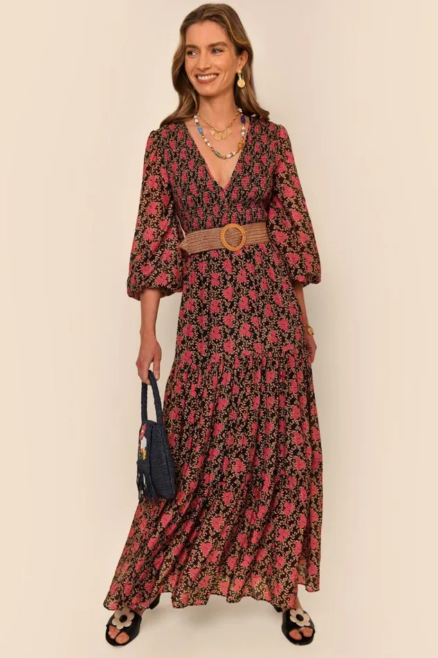 Brooke Rennie Rose Navy Women RIXO Dresses Brooke Rennie Rose Navy Women RIXO Dresses