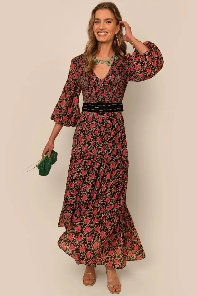 Brooke Rennie Rose Navy Women RIXO Dresses Brooke Rennie Rose Navy Women RIXO Dresses