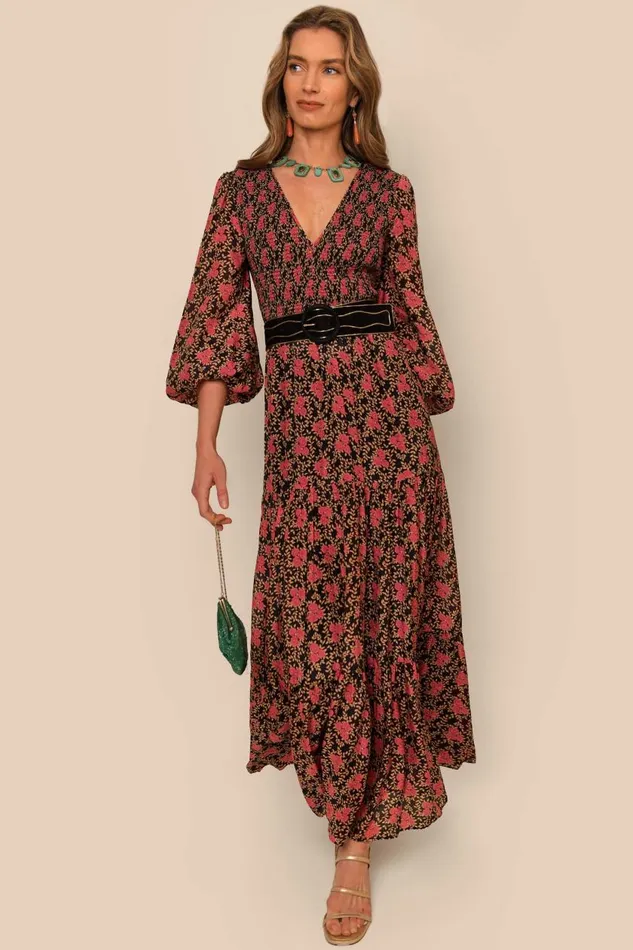 Brooke Rennie Rose Navy Women RIXO Dresses Brooke Rennie Rose Navy Women RIXO Dresses