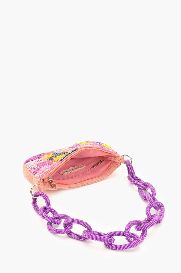 Bubblegum Pop Beaded Shoulder Bag Bubblegum Pop Beaded Shoulder Bag