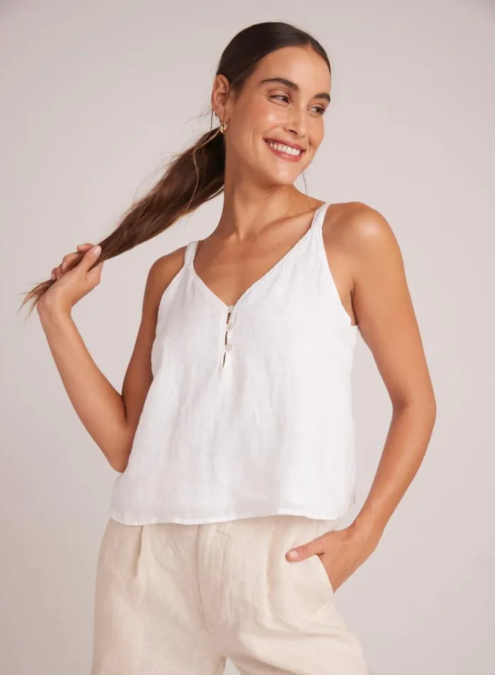 Button Front Cami 8211 White Women Bella Dahl Sleeveless