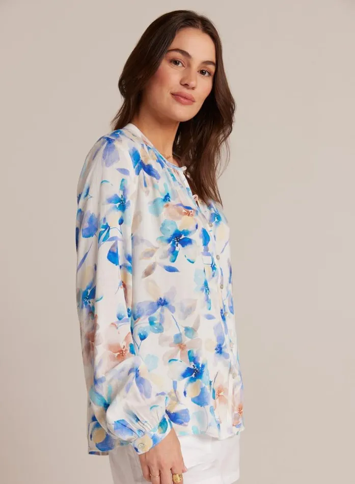 Button Loop Front Shirt 8211 Malibu Floral Print Women Bella Dahl Button Down Button Loop Front Shirt 8211 Malibu Floral Print Women Bella Dahl Button Down