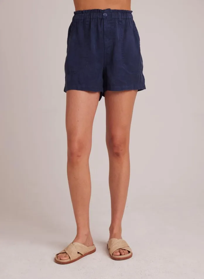 Callie Ruffle Short 8211 Brazilian Navy Women Bella Dahl Shorts Callie Ruffle Short 8211 Brazilian Navy Women Bella Dahl Shorts