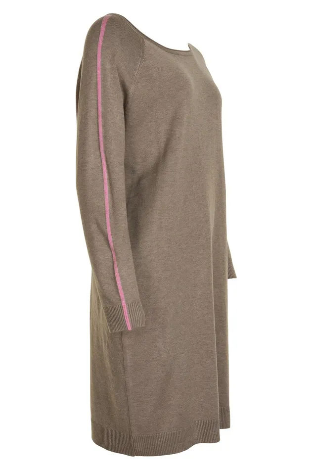 CAMILLE KNIT DRESS 14815 812 Cafe Latte 815 Women IN FRONT CARDIGANS KNITS