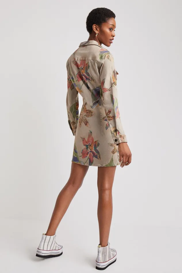 Camoflower Tshirt Dress Women Desigual Dresses
