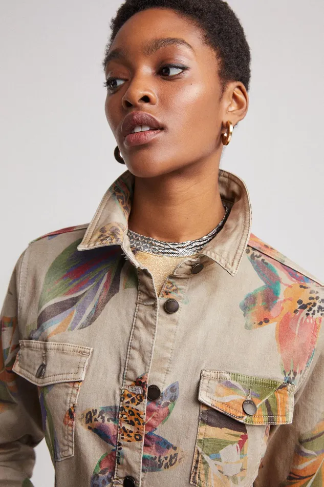 Camoflower Tshirt Dress Women Desigual Dresses