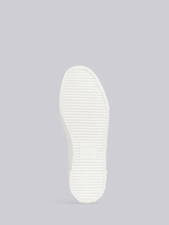 Canvas Slipon Heritage Trainer Navy Women Thom Browne Sneakers
