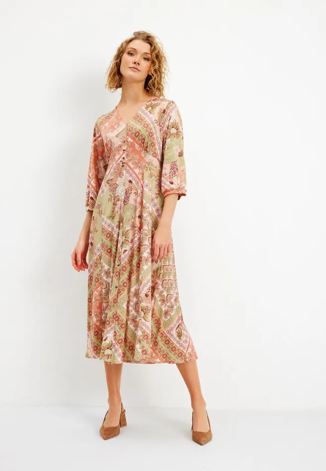CASSIS DRESS 15659 615 Green 615 Women IN FRONT DRESSES