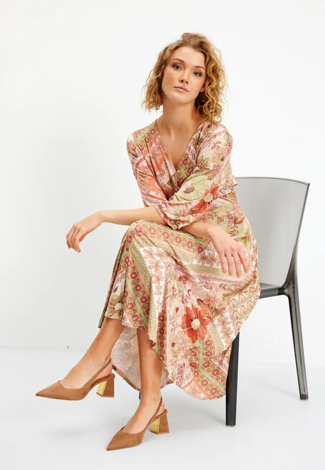 CASSIS DRESS 15659 615 Green 615 Women IN FRONT DRESSES