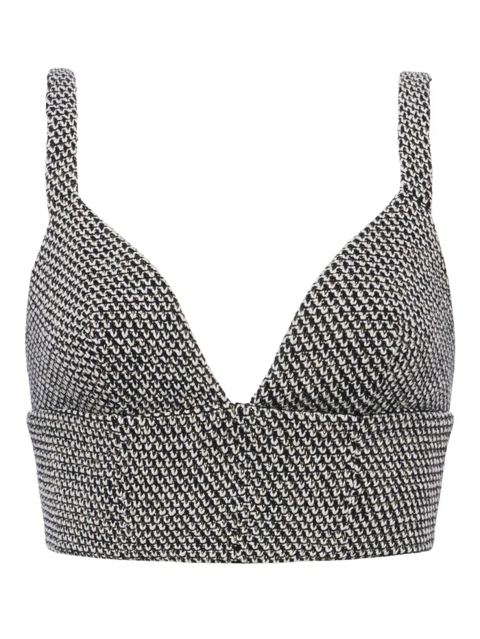 Castalia Bra Top Blackivorygold Women L039Agence Blouses and Tops Castalia Bra Top Blackivorygold Women L039Agence Blouses and Tops