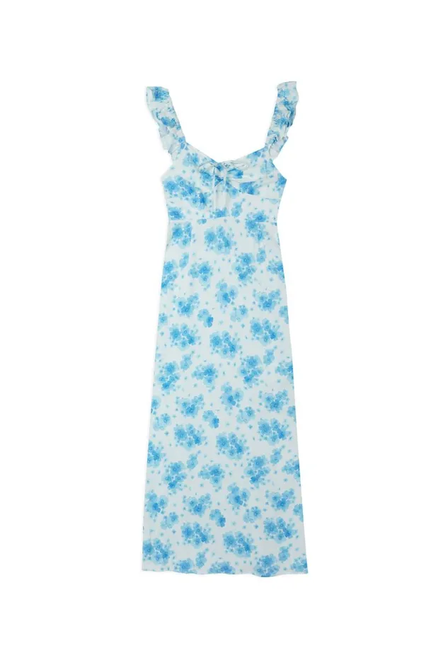 Cecile Blue Victoria Floral Women RIXO Dresses Cecile Blue Victoria Floral Women RIXO Dresses