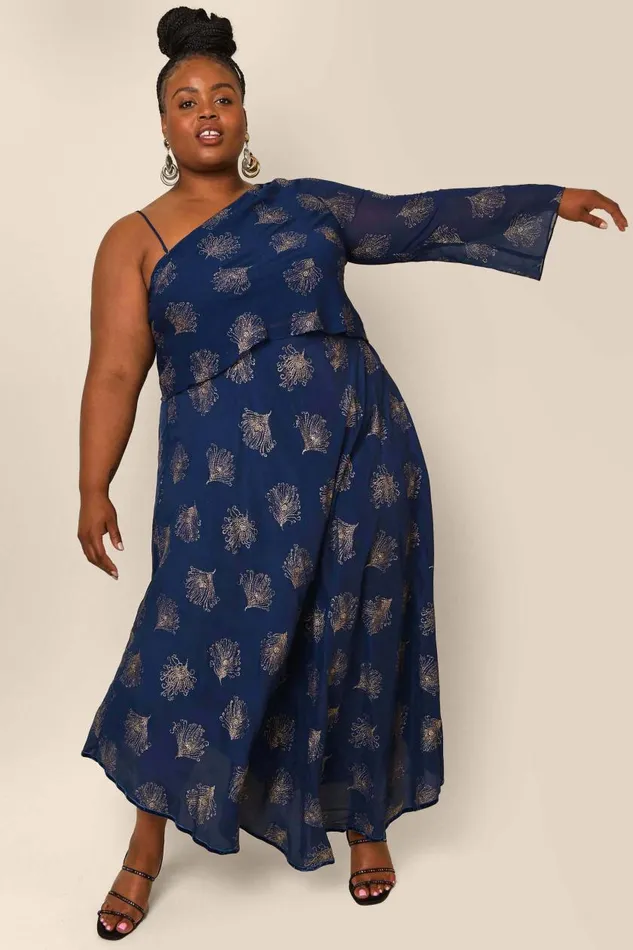 Chaka Midnight Glitter Feather Women RIXO Tops Chaka Midnight Glitter Feather Women RIXO Tops