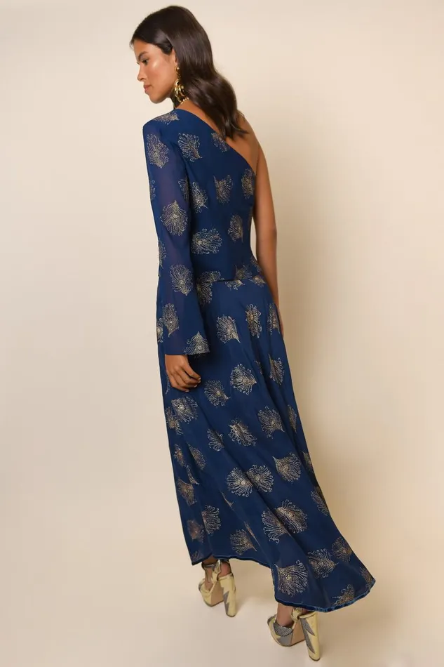Chaka Midnight Glitter Feather Women RIXO Tops Chaka Midnight Glitter Feather Women RIXO Tops