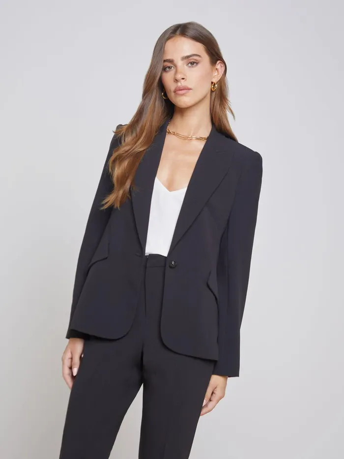 Chamberlain Blazer Blackblack Women L039Agence Blazers and Jackets