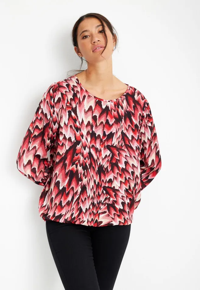 CHANTAL BLOUSE 15322 221 Pink 221 Women IN FRONT BLOUSES SHIRTS