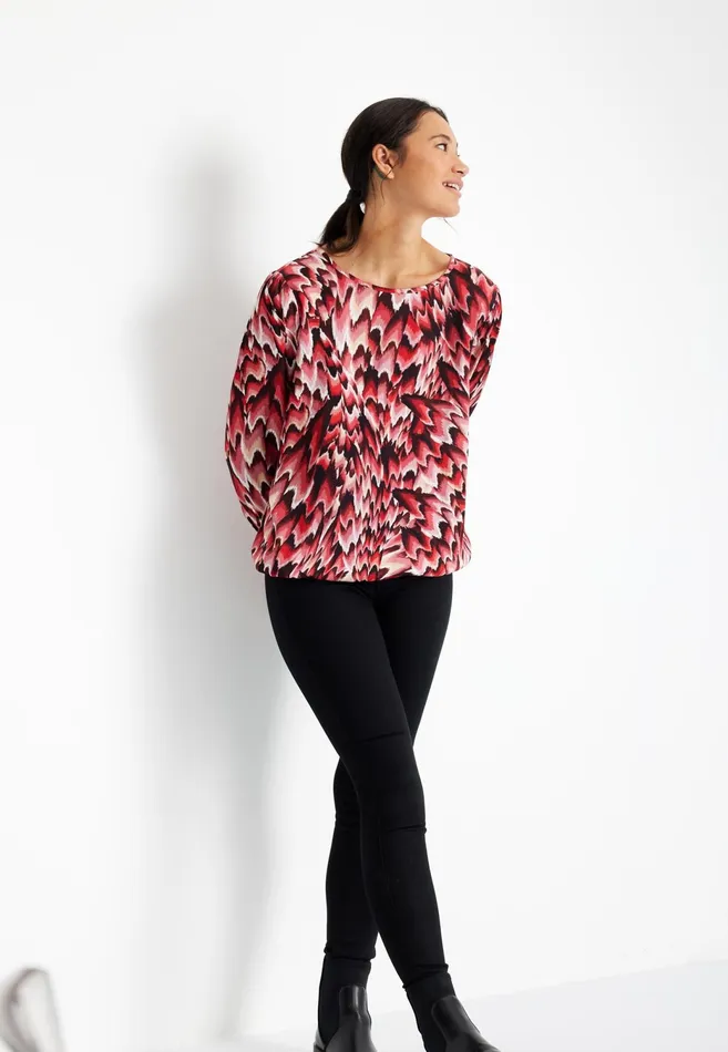 CHANTAL BLOUSE 15322 221 Pink 221 Women IN FRONT BLOUSES SHIRTS