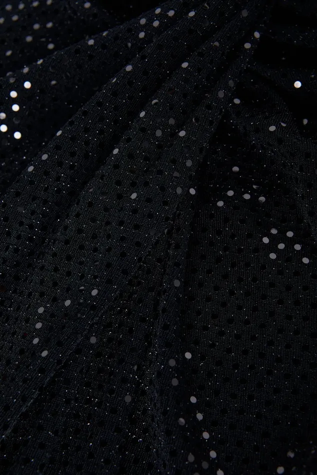 Chatou Sequin TwistFront Dress Black Women L039Agence Dresses and Jumpsuits Chatou Sequin TwistFront Dress Black Women L039Agence Dresses and Jumpsuits