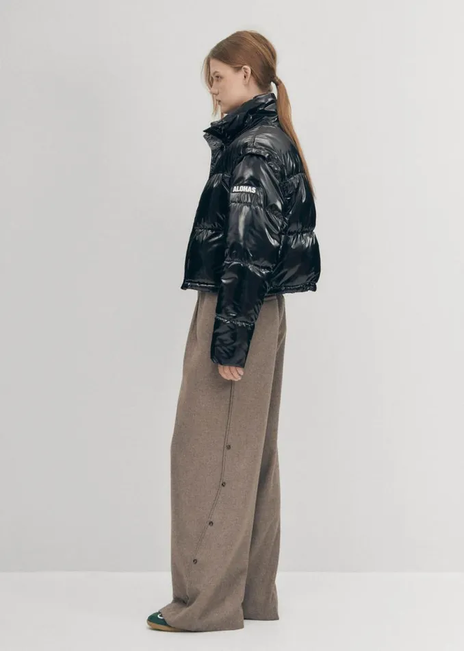 Chicago Black Coat Women ALOHAS Jackets Coats