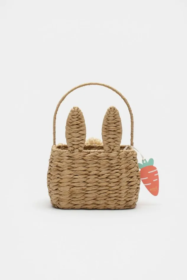 Child Bags Seed Heritage Bunny Basket Natural
