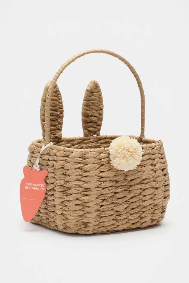 Child Bags Seed Heritage Bunny Basket Natural