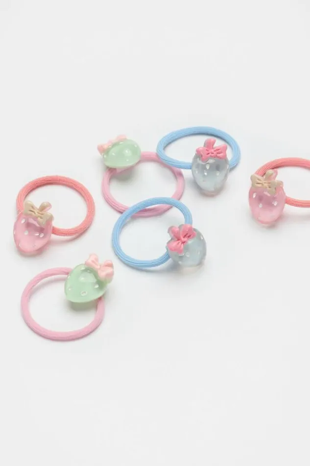 Child Hair Accessories Seed Heritage Bunny Elastic Jumble Pack Multi