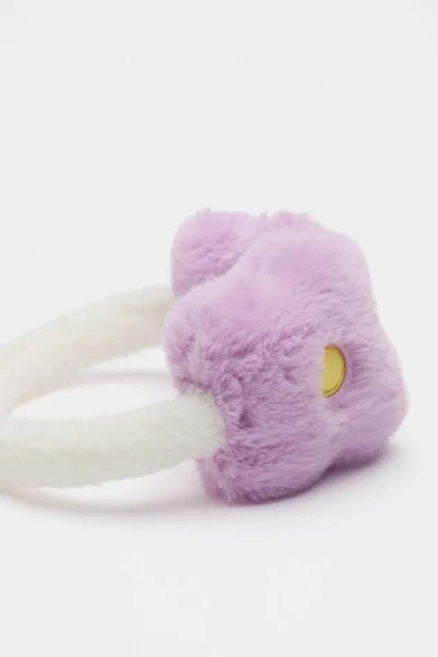 Child Hats Beanies and Caps Seed Heritage Flower Ear Muff Soft Lilac