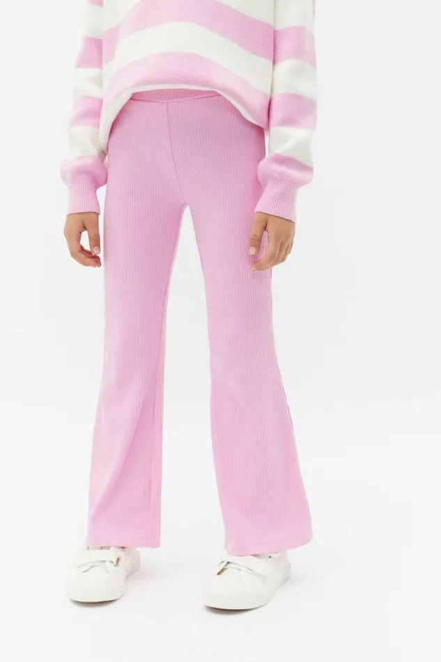 Child Leggings Seed Heritage Essential Flare Legging Fairy Floss